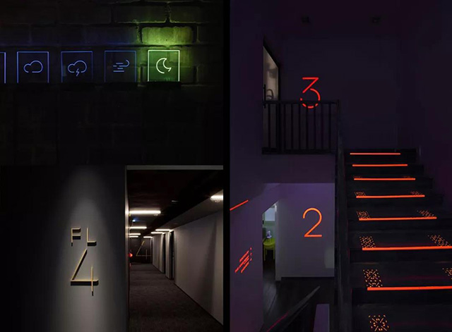 寫字樓發光立體字