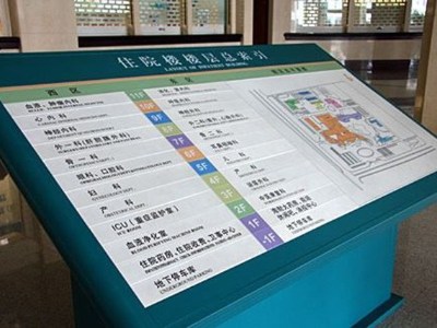 鄭州醫學院標識牌怎么設計合理？