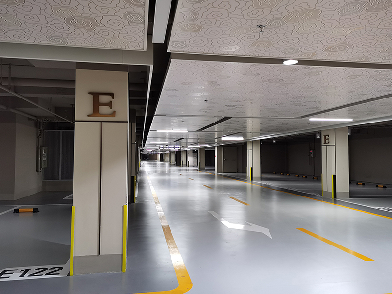 地下車庫區域指示牌