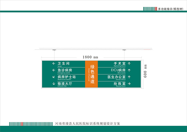醫院室內多功能指示牌